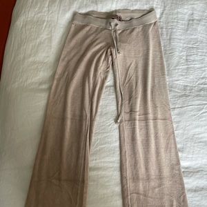 Juicy couture beige sweatpants, size Small petite